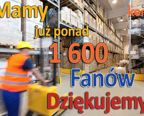 Mamy już ponad 1 600 Fanów! Mamy już ponad 1 600 Fanów!