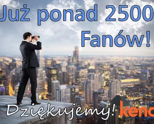 Mamy już ponad 2500 FANÓW! Dziękujemy!