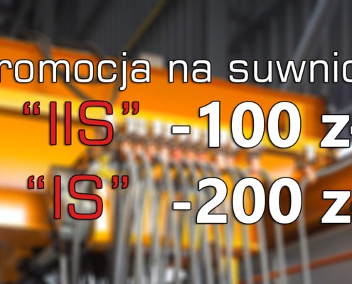 Do 29.01.2019 zapisy na suwnice "IS"i "IIS" z UDT nawet 200 zł TANIEJ!