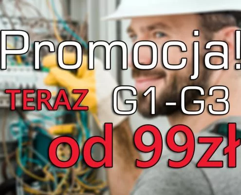 26.01.2021 kurs na uprawnienia G1, G2 i G3 już od 99zł! Kurs na uprawnienia SEP G1, G2, G3 22.04.2021 - Grupa KENA