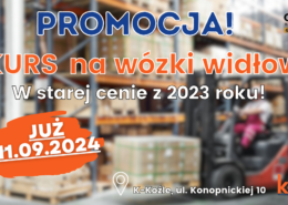 Kurs na wózki widłowe, uprawnienia na wózki widłowe UDT.