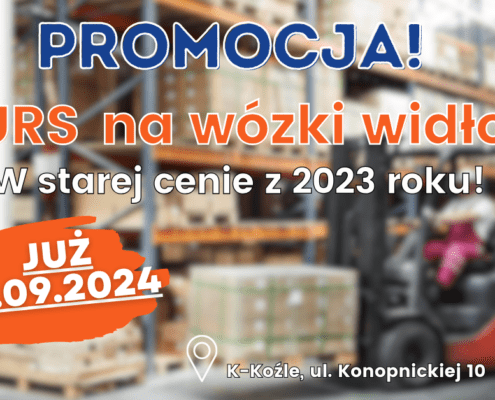 Kurs na wózki widłowe, uprawnienia na wózki widłowe UDT.