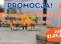 Kurs na ładowarki teleskopowe ze zmiennym wysięgiem (JCB, Merlo, Manitou) - Grupa KENA