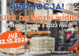 Kurs na wózki widłowe, uprawnienia na wózki widłowe UDT.