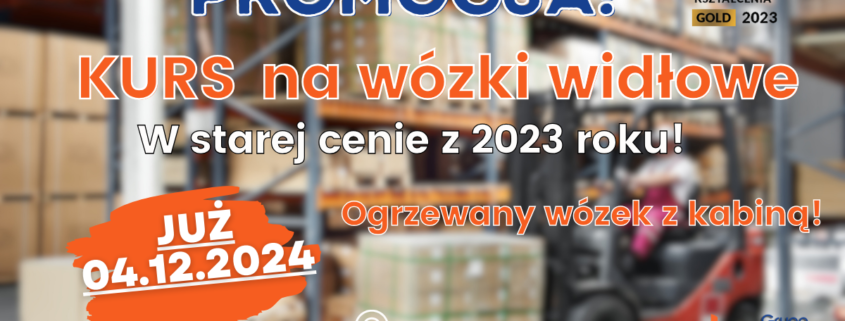 Kurs na wózki widłowe, uprawnienia na wózki widłowe UDT.