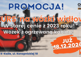 Kurs na wózki widłowe, uprawnienia na wózki widłowe UDT.