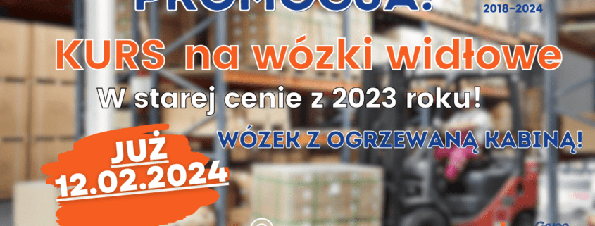 Kurs na wózki widłowe, uprawnienia na wózki widłowe UDT.