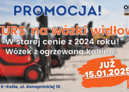 Kurs na wózki widłowe, uprawnienia na wózki widłowe UDT.