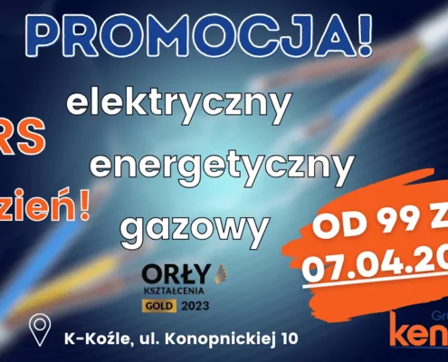 07.04.2025 KURS na uprawnienia elektroenergetyczne (G1, G2 i G3) już od 99zł! Promocja! Kurs na uprawnienia elektryczne, energetyczne i gazowe. Uprawnienia sepowskie G1, G2 i G3 - Grupa KENA