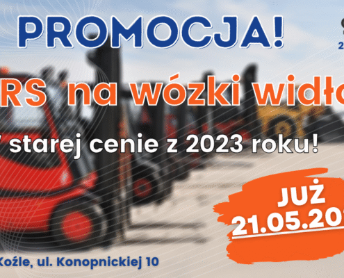 21.05.2025 KURS na zwykłe wózki widłowe IIWJO z UDT! Ceny z 2023 roku! Kurs na wózki widłowe, uprawnienia na wózki widłowe UDT.