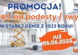 Kursy na podesty ruchome, zwyżki, podnośniki koszowe - Grupa KENA