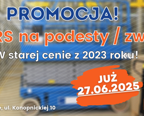 Kursy na podesty ruchome, zwyżki, podnośniki koszowe - Grupa KENA