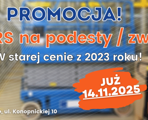 Kursy na podesty ruchome, zwyżki, podnośniki koszowe - Grupa KENA