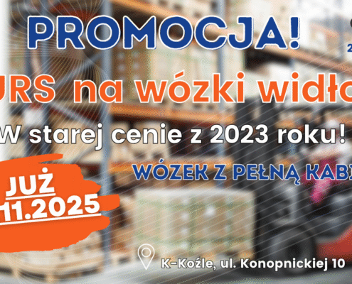 Kurs na wózki widłowe, uprawnienia na wózki widłowe UDT.