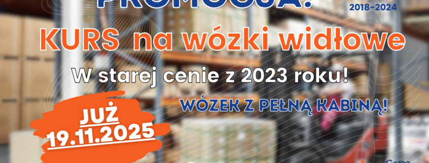 Kurs na wózki widłowe, uprawnienia na wózki widłowe UDT.
