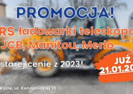 Kurs na ładowarki teleskopowe ze zmiennym wysięgiem (JCB, Merlo, Manitou) - Grupa KENA