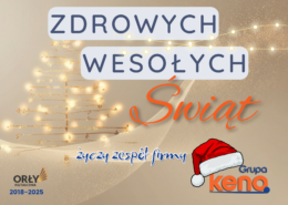 Życzenia świąteczne dla uczestników kursów zawodowych - Grupa KENA 2025