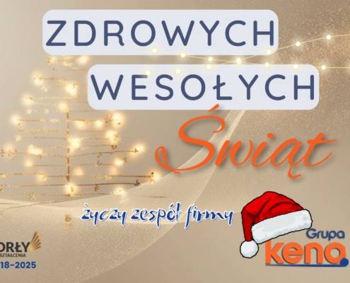Życzenia świąteczne dla uczestników kursów zawodowych - Grupa KENA 2025