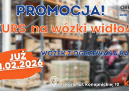 Kurs na wózki widłowe, uprawnienia na wózki widłowe UDT.