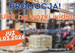 Kurs na wózki widłowe, uprawnienia na wózki widłowe UDT.