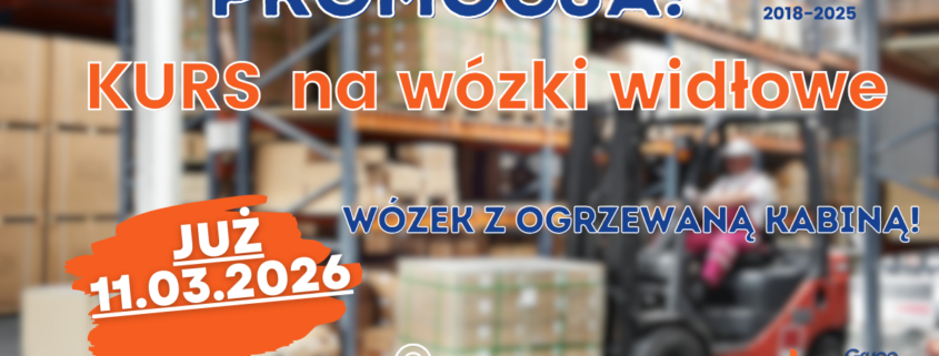 Kurs na wózki widłowe, uprawnienia na wózki widłowe UDT.