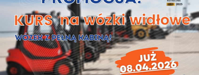 Kurs na wózki widłowe, uprawnienia na wózki widłowe UDT.