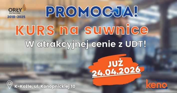 Kurs na suwnice - uprawnienia operatora suwnic - Grupa KENA
