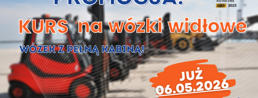 Kurs na wózki widłowe, uprawnienia na wózki widłowe UDT.