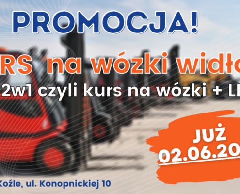 Kurs na wózki widłowe, uprawnienia na wózki widłowe UDT.