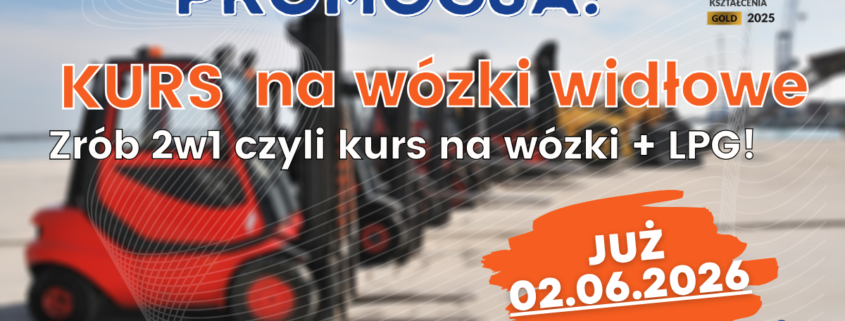 Kurs na wózki widłowe, uprawnienia na wózki widłowe UDT.