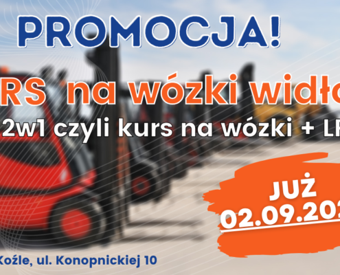 Kurs na wózki widłowe, uprawnienia na wózki widłowe UDT.