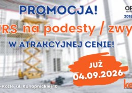 Kursy na podesty ruchome, zwyżki, podnośniki koszowe - Grupa KENA