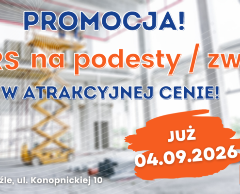 Kursy na podesty ruchome, zwyżki, podnośniki koszowe - Grupa KENA